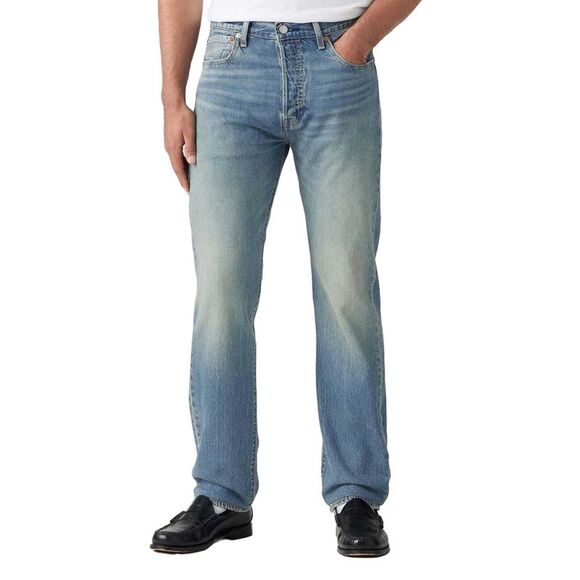 Levis Mens 501 Original Lightweight Jeans / Blue